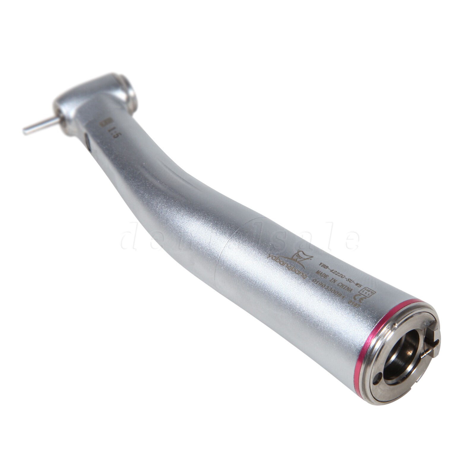 NSK Style Ti-Max X95L 1:5 Electric Attachment Handpiece Red Ring LED Fiber Optic