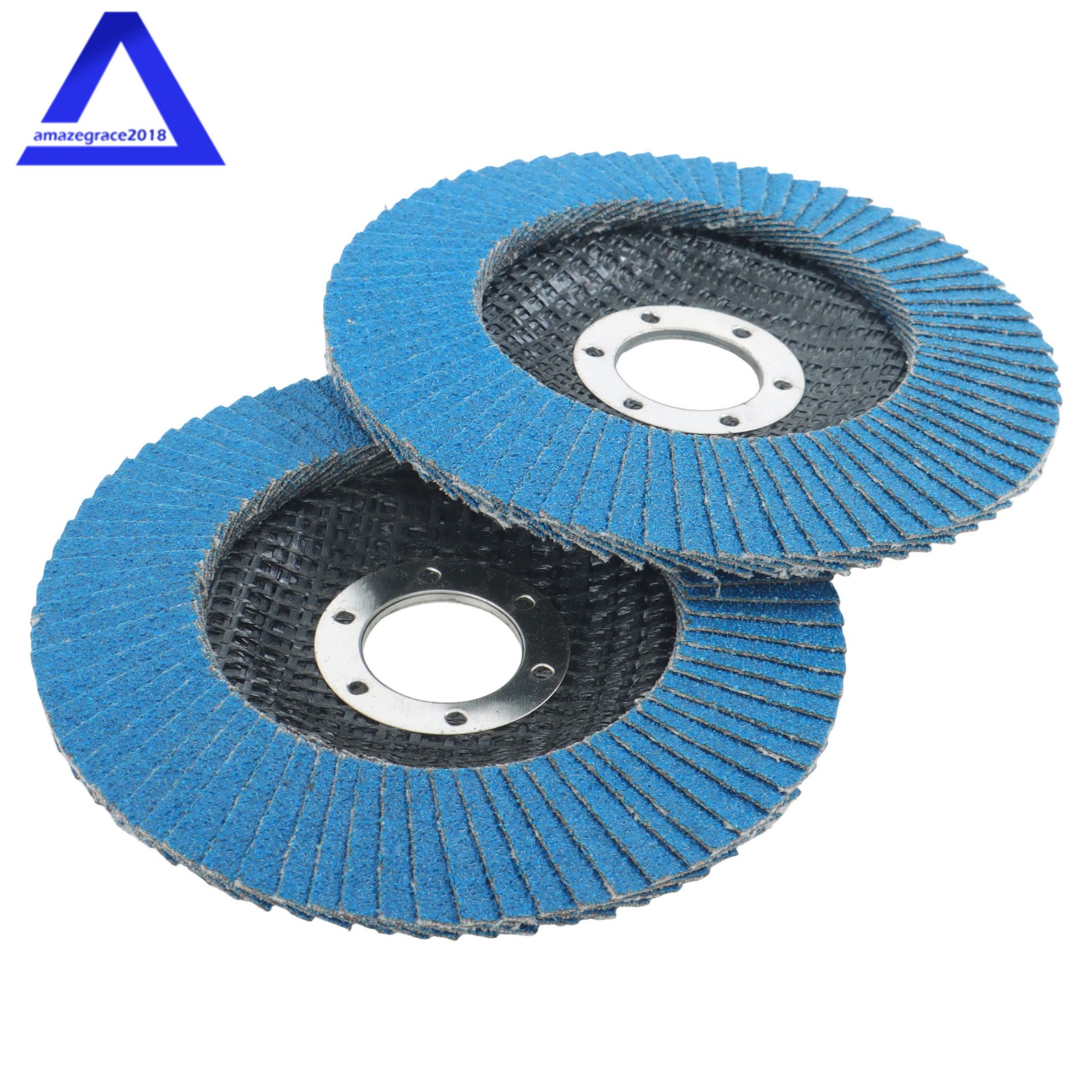 20 Pack Flap Discs 4.5″ × 7/8″ for Angle Grinder Flapper Wheel 80Grit Type 29