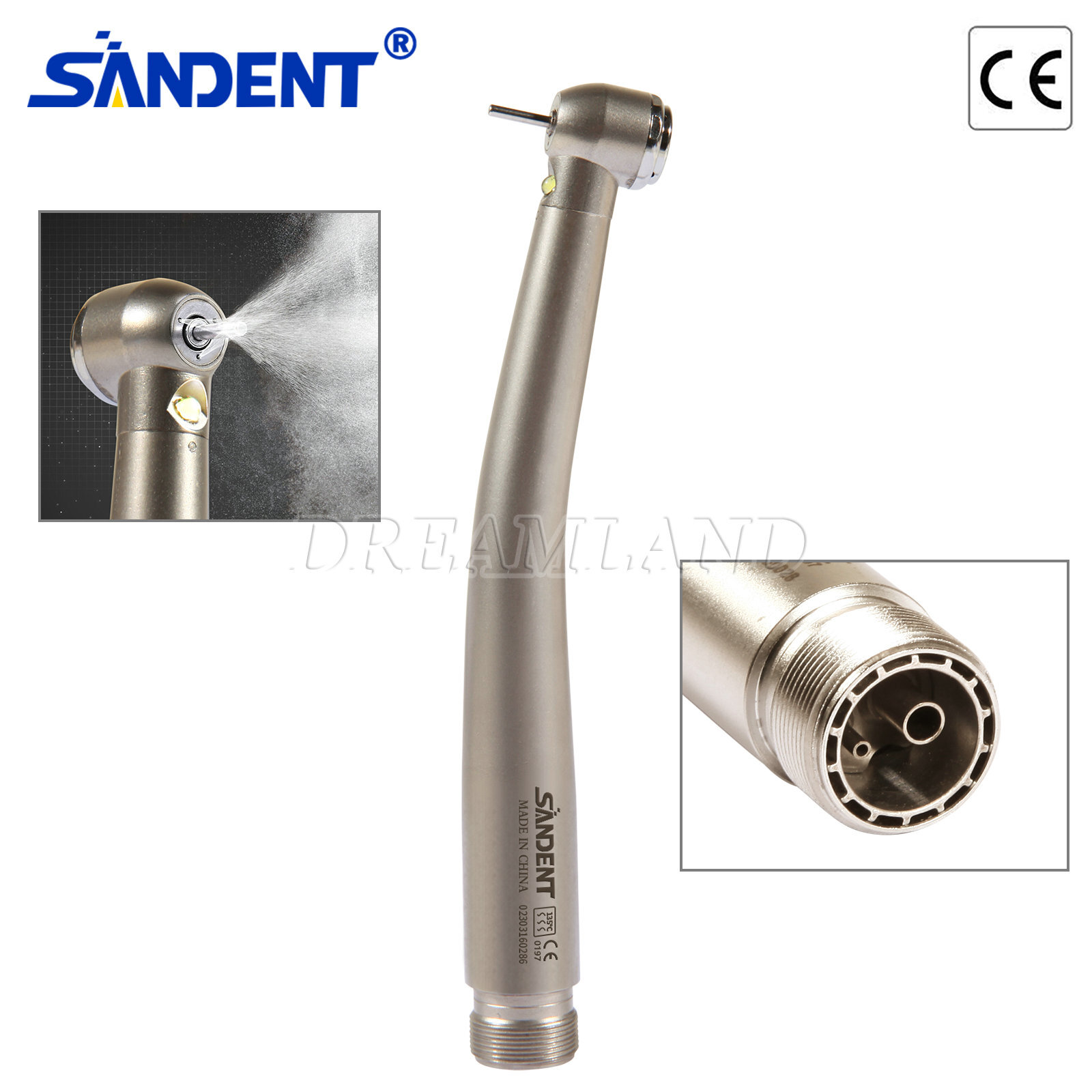 Turbina LED 2/4 orificios con pieza mano de alta velocidad dental NSK Style