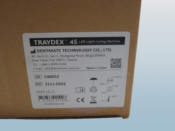 DENTMATE TRAYDEX 45 LED LIGHT CURING MACHINE BOXED