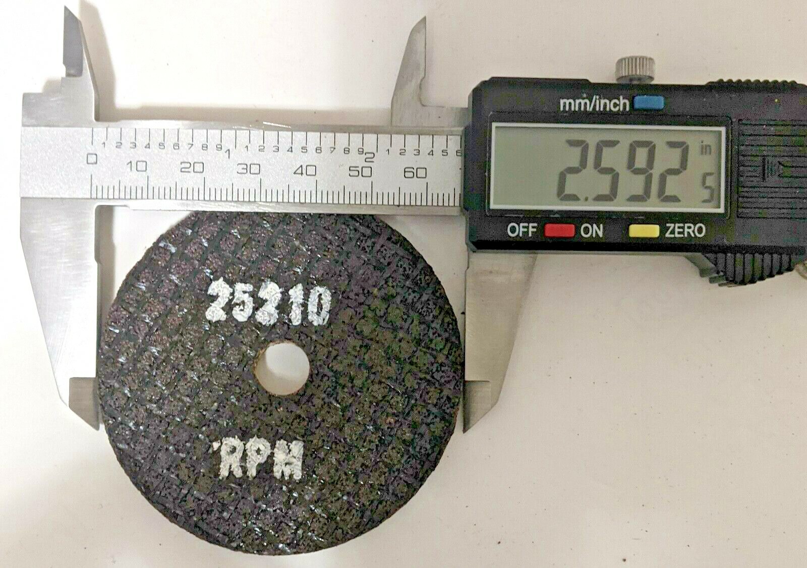 2-1/2″ x 1/8″ x 3/8″ CUT OFF WHEEL 2.5″ 36 GRIT TYPE 1 [25,000rpm] (QTY:5) NOS