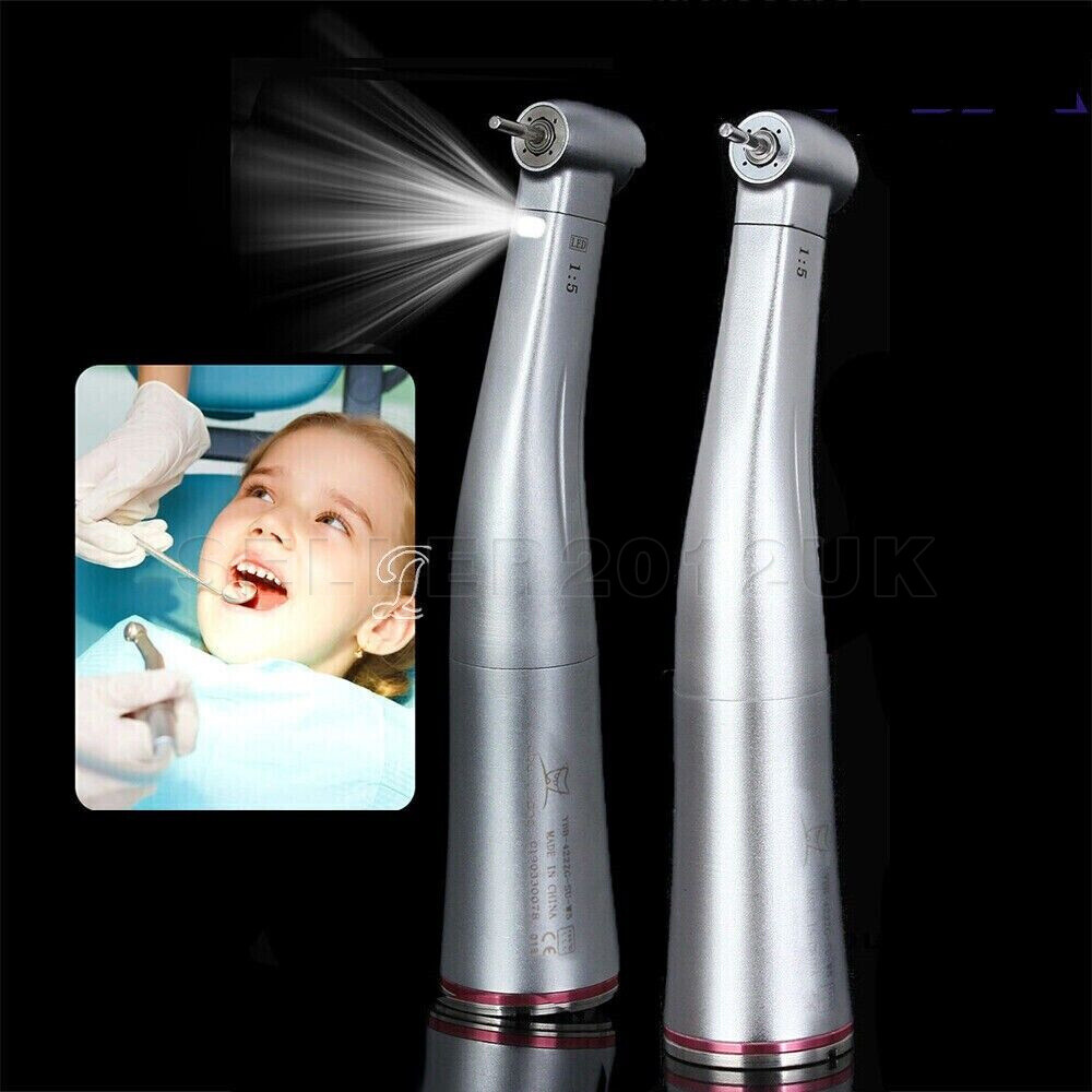 Dental 1:1/1:5 Increasing Contra Angle Fiber Optic Handpiece Fit NSK X25L/X95L