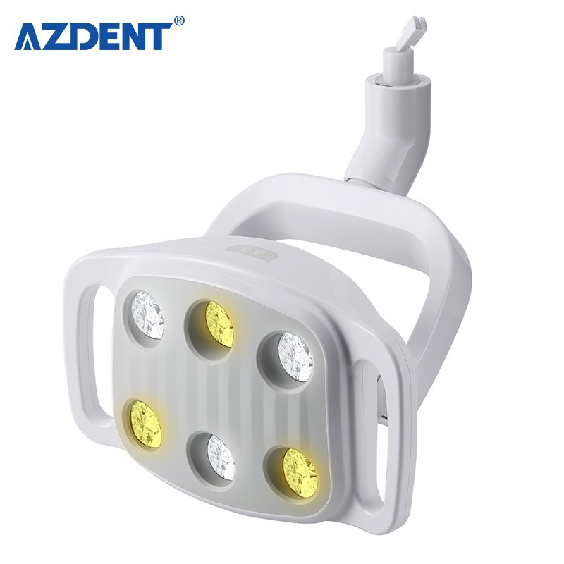 9W Dental 6 LED Lamp Oral Light Surgical Lamp For Unit Chair Induction Sensor