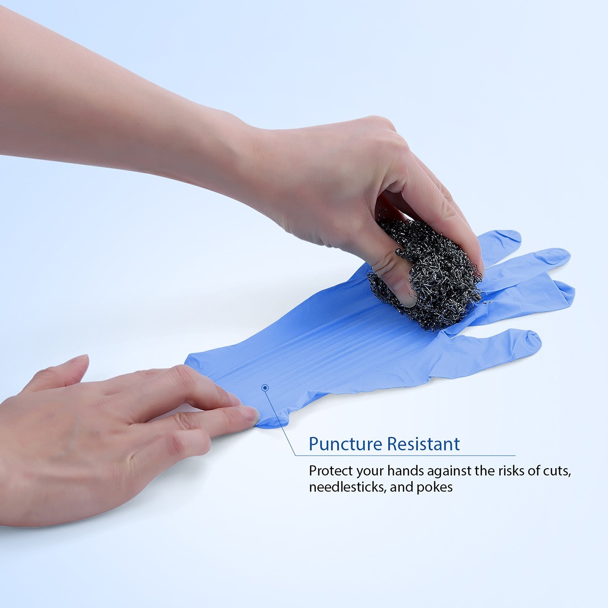 4 Mil BLUE Nitrile Exam Gloves S/M/L/XL Latex-Free Medical Grade EXP-26+