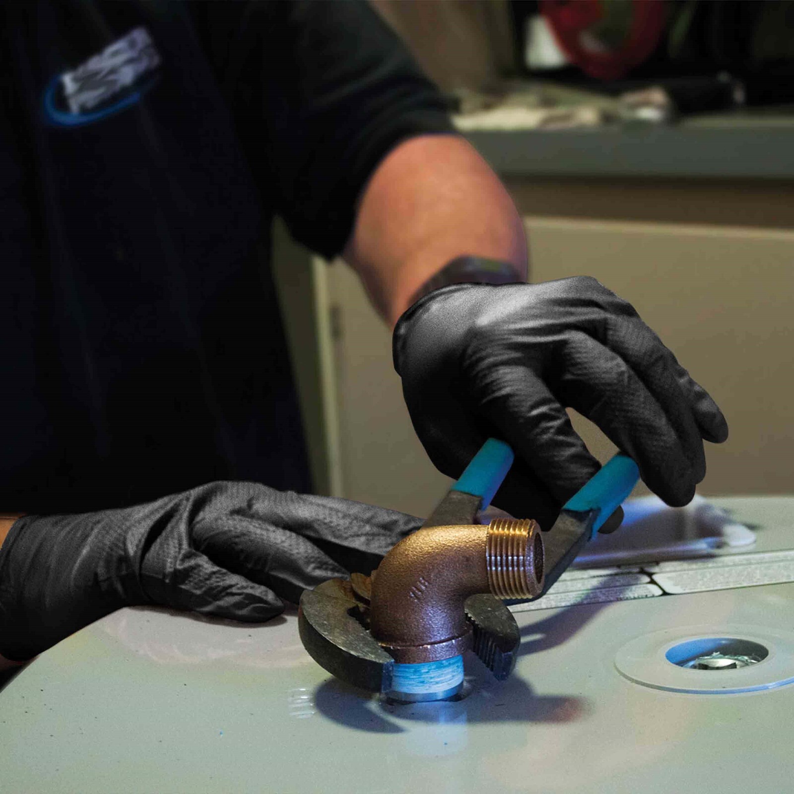 Heavy Duty Nitrile Gloves-8Mil Black