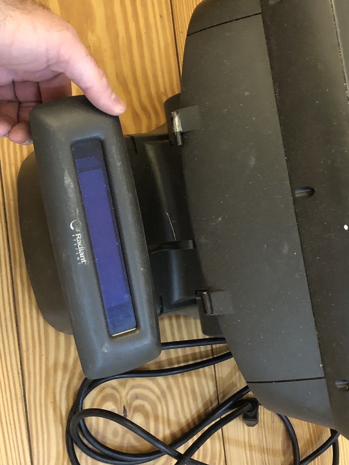 ALOHA P1520 RADIANT POINT OF SALE (POS) TOUCH TERMINAL WITH CUSTOMER DISPLAY