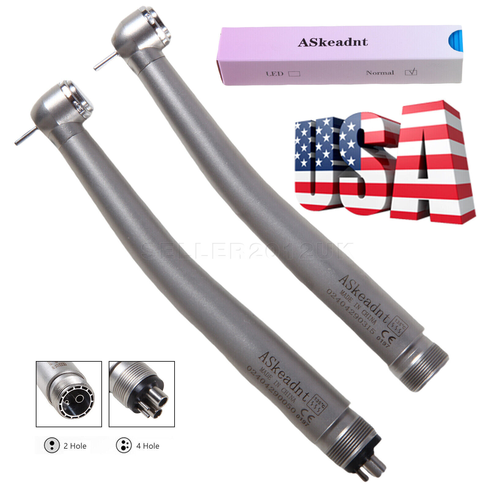 Dental Pana-Max Style High-Speed Handpiece Air Turbine 2/4 Holes Single Spray