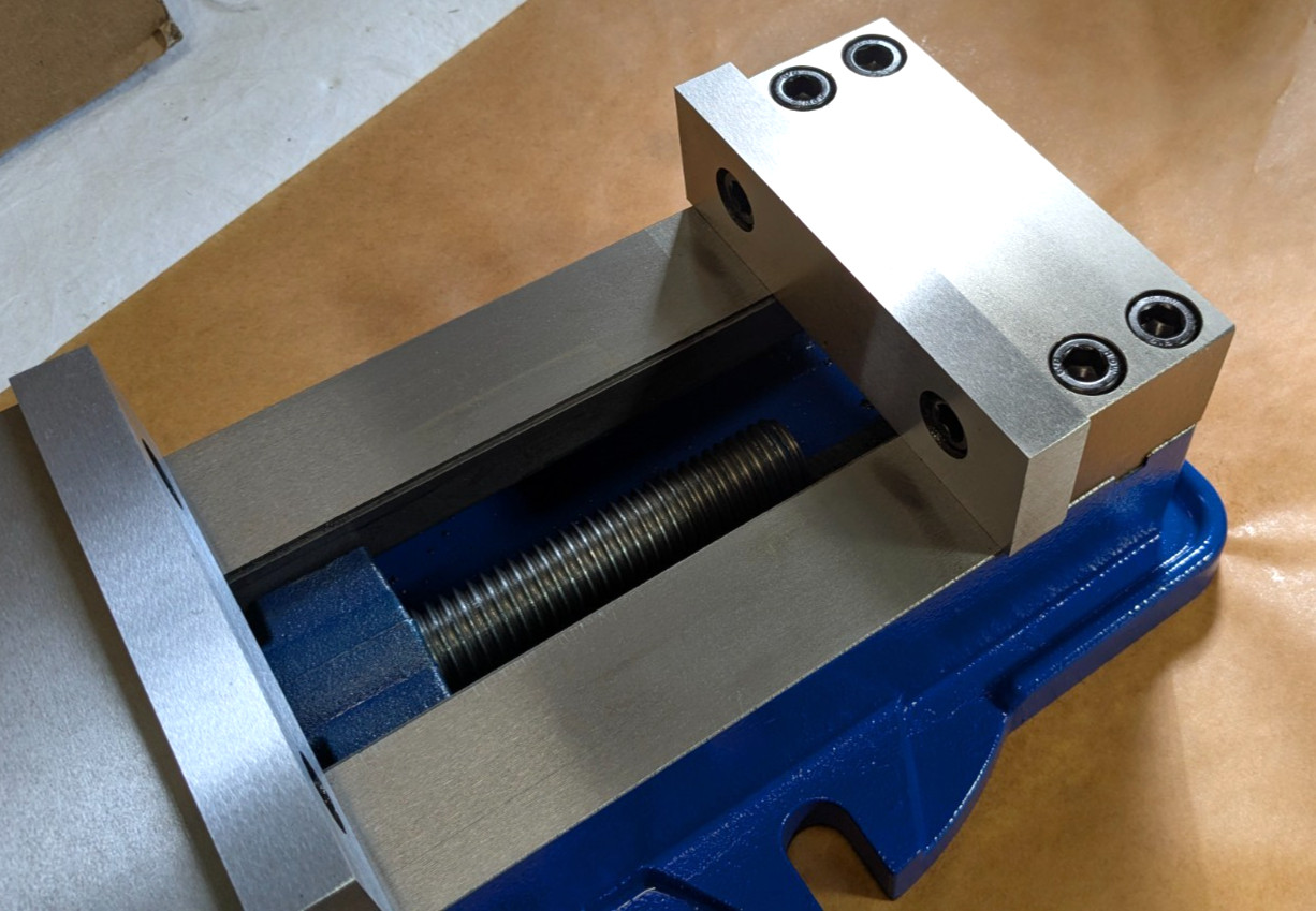 Precision Machine Vise Single-Station 6″ Jaw Width 7-1/2″ Jaw Opening