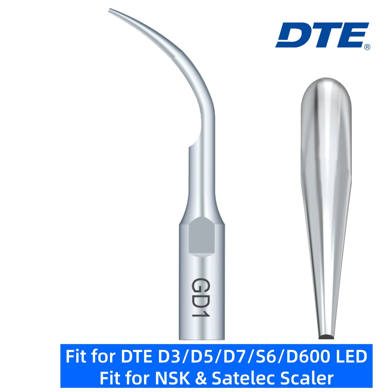 Woodpecker DTE Dental Ultrasonic Scaler Tips GD1 GD3 GD5 PD1 ED1 PD4 GD2 ED15