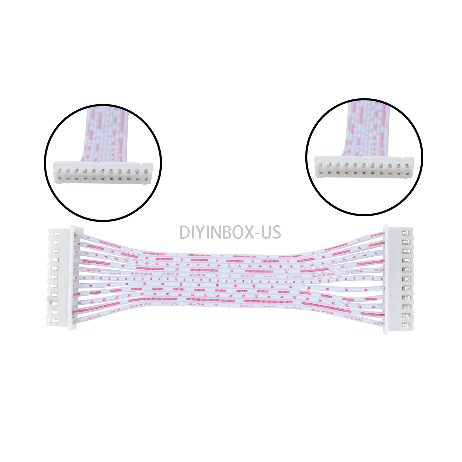 JST-XH2.54mm Pitch Connector Cable 2/3/4/5/6/7/8/9/10/11/12 Pin Female to Female