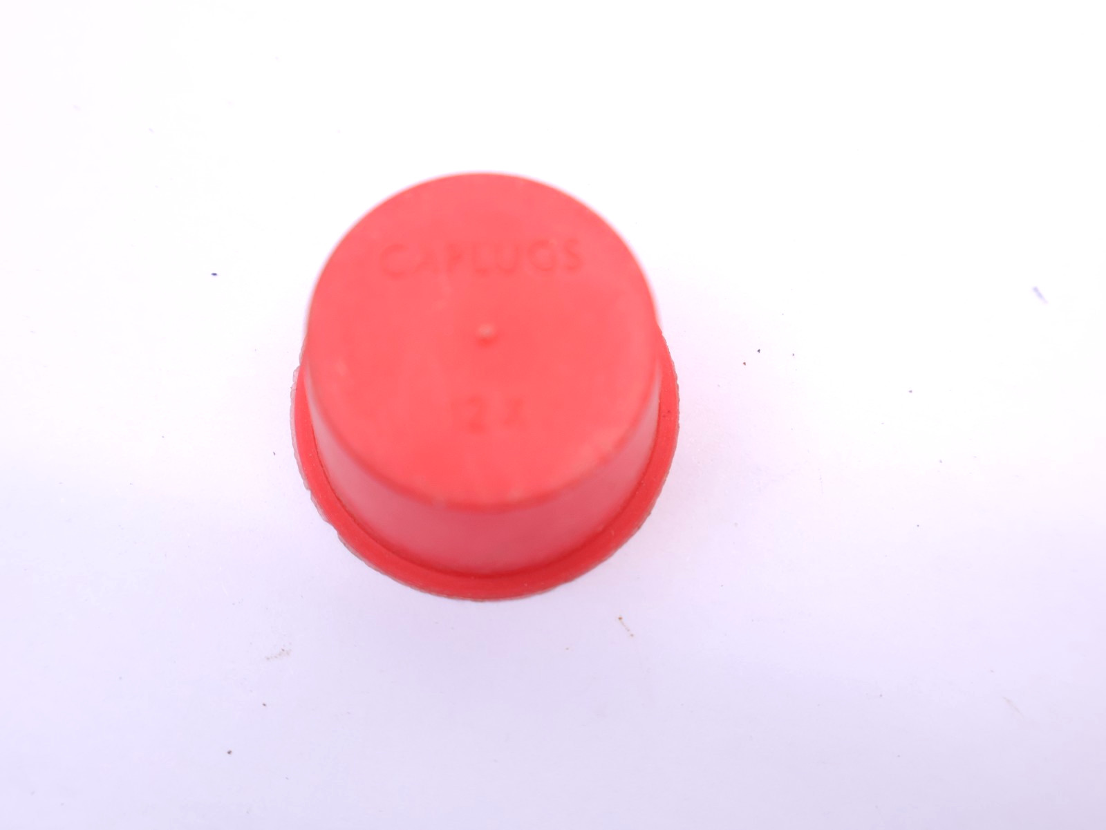 Tapered Plastic Caplugs Cap Plug Size 12X Red Quantity of 50 NOS