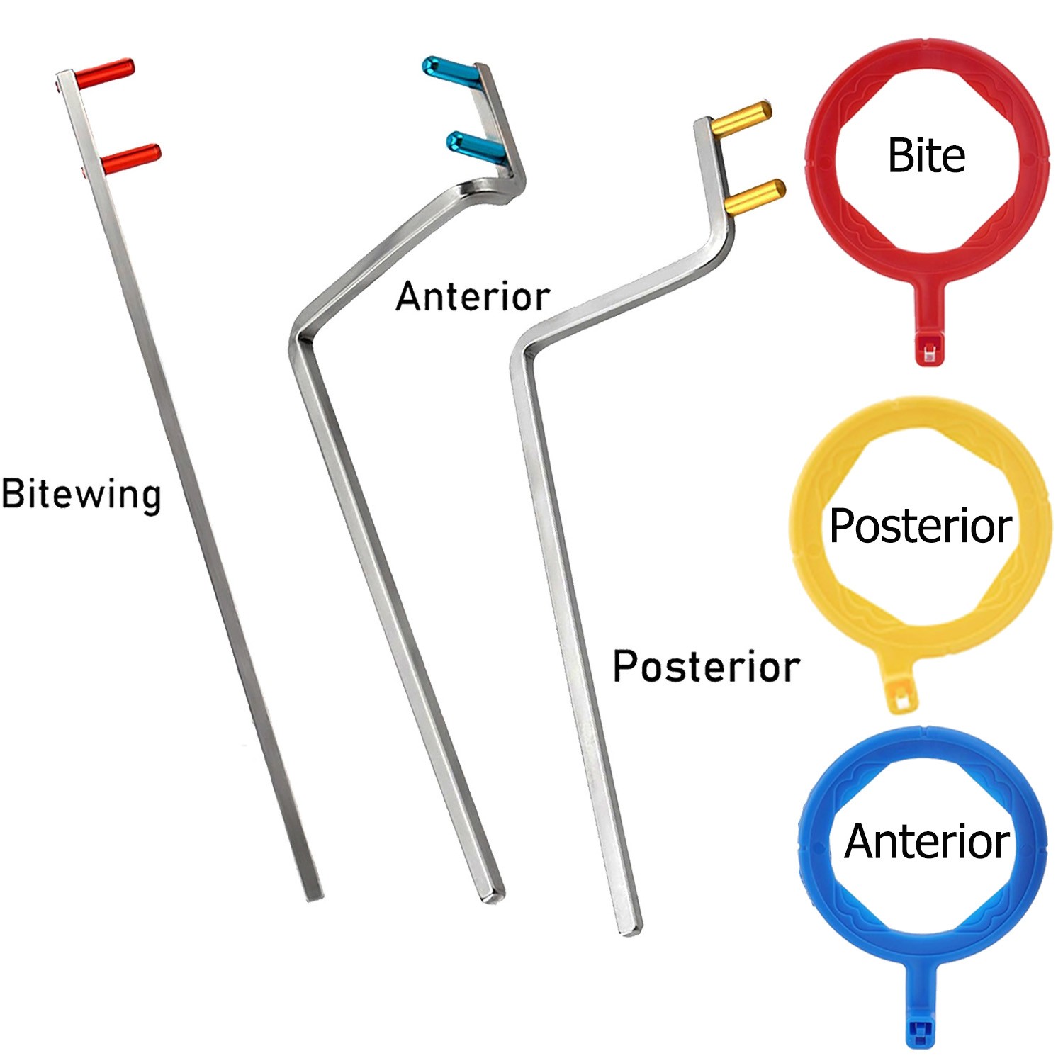 Dental X-Ray Aiming Ring Bitewing/Anterior/Posterior Arm Digital Sensor Holder