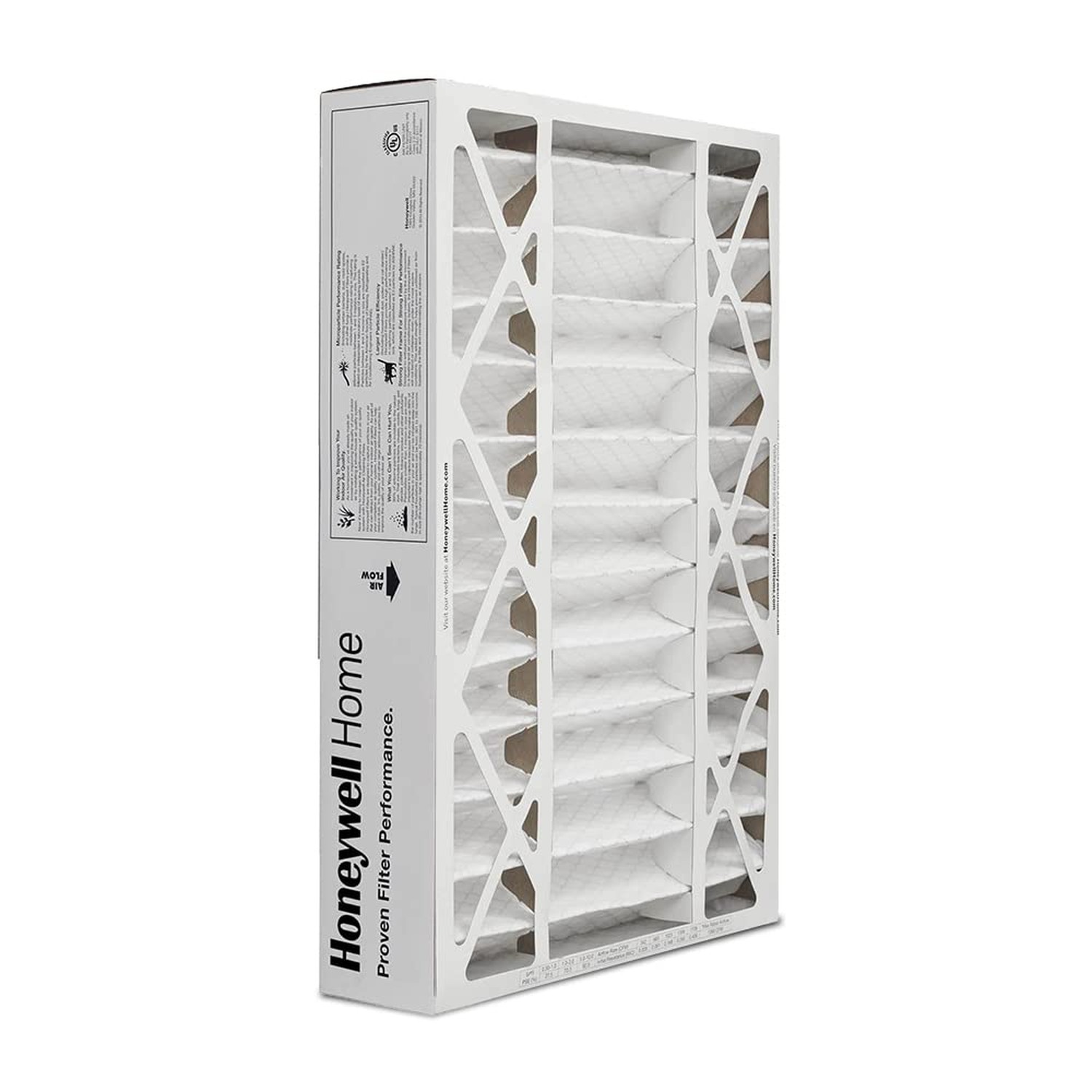 Honeywell Home 16x25x4 MERV 8, AC Furnace Air Filter, 1 PACK (CF408F1625-1PKA…