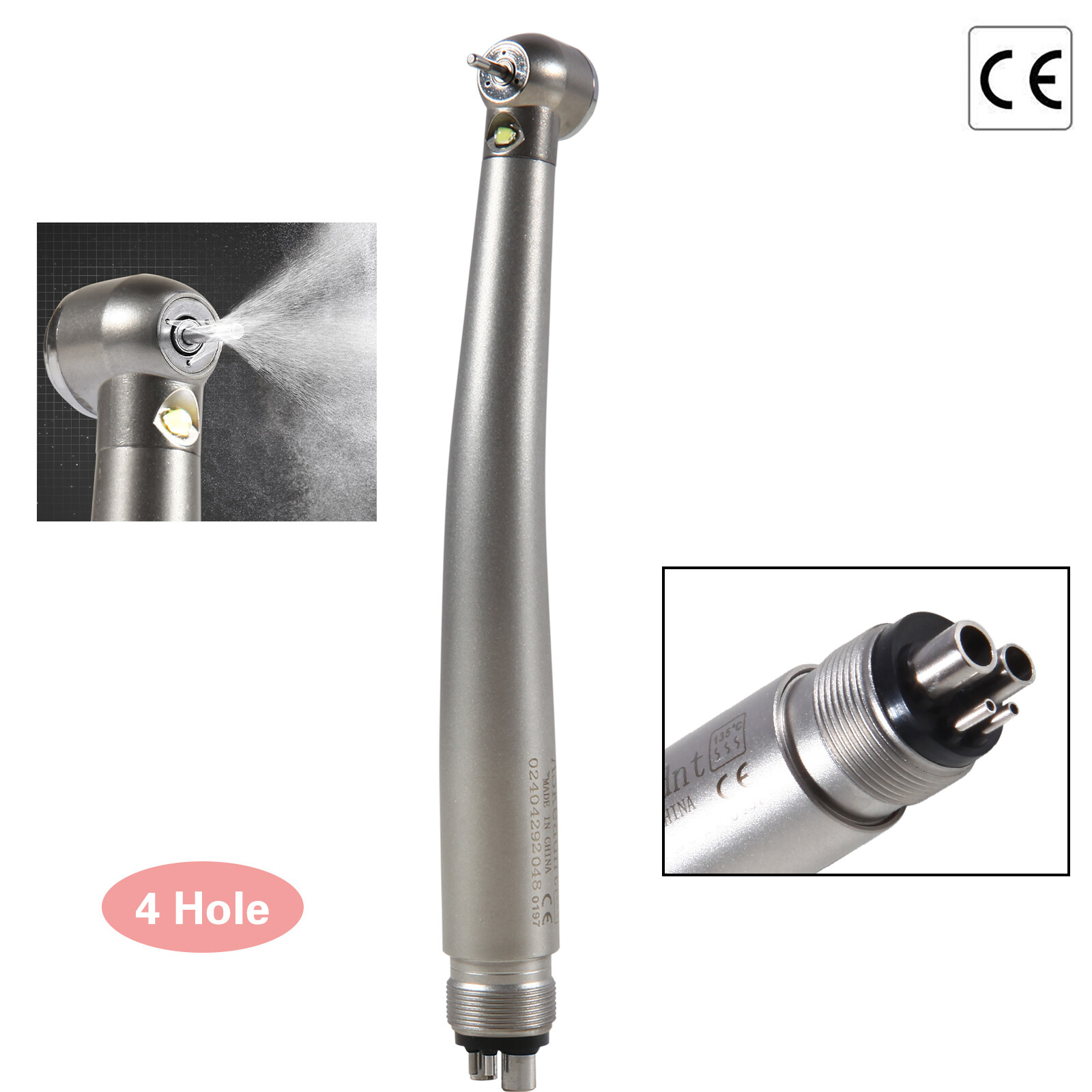 KaVo Style Dental Fiber Optic LED E-generator High Speed Handpiece Turbine 4HOLE