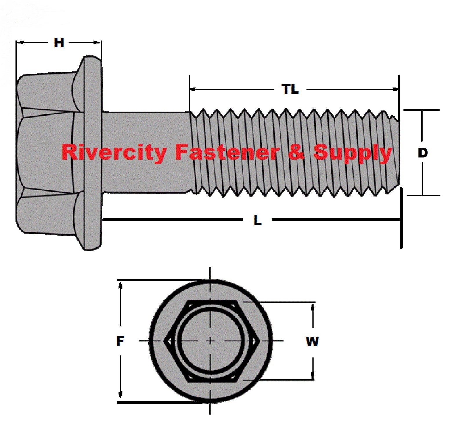3/8-16×5 Grade 8 Flange Bolts 3/8 x 16 x 5″ Screws 3/8×16 x 5.0 Screw / Bolt