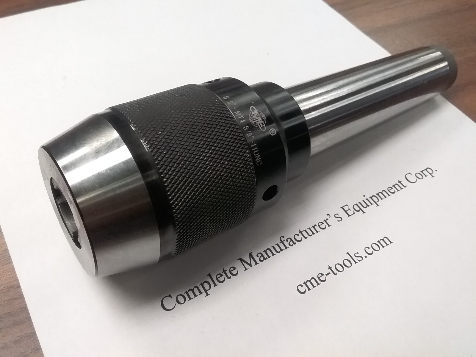 MT4 Ball Bearing Keyless Drill Chucks 5/8″ Integral design #DCK-MT4-58DB