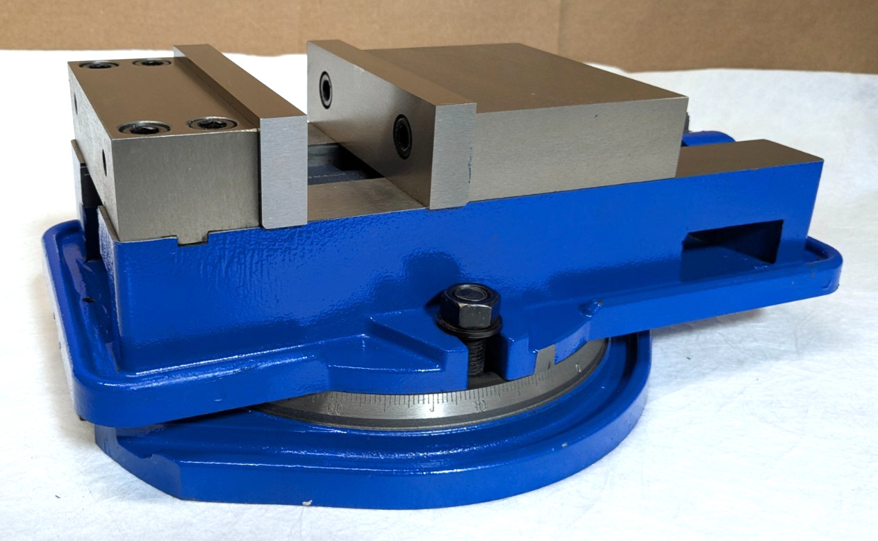 6″ Precision Machine Vise 360° Swiveling Base 6 Inch Jaw Width/Opening Qm16160