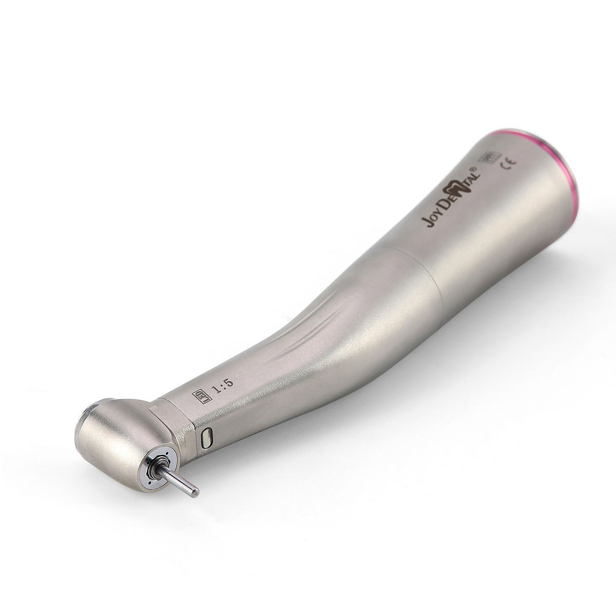 Dental Electric LED Standard 1:5 Fiber Optic Contra Angle Handpiece High Speed