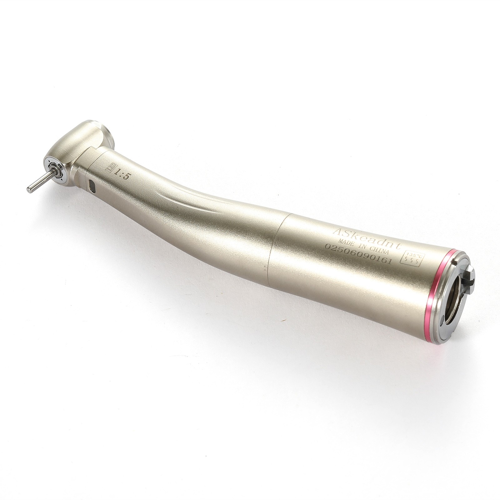 NSK Style LED Dental Electric Handpiece 1:5 Contra Angle Fiber Optic High Speed