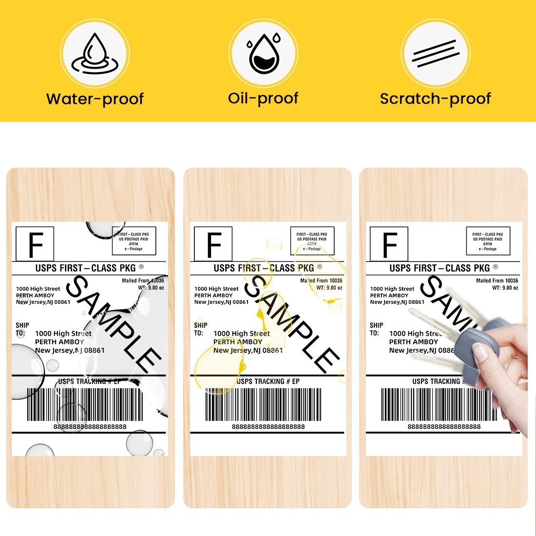 Thermal Labels for 4″ x 6″ Shipping Label Printer 500 Labels/Roll