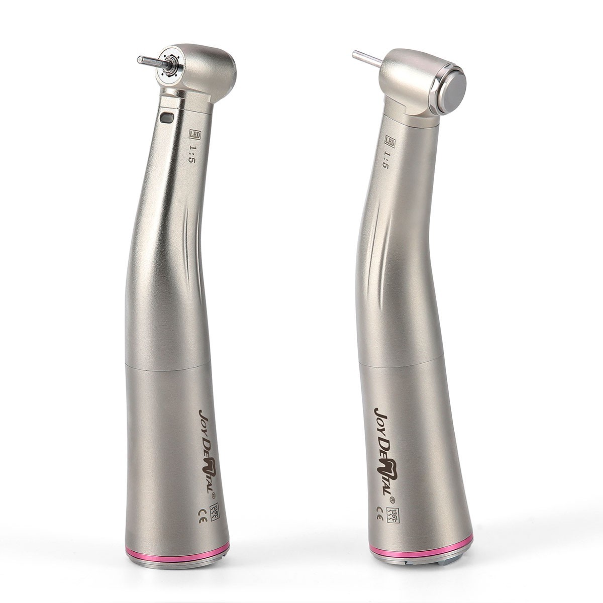 Dental Electric LED Standard 1:5 Fiber Optic Contra Angle Handpiece High Speed