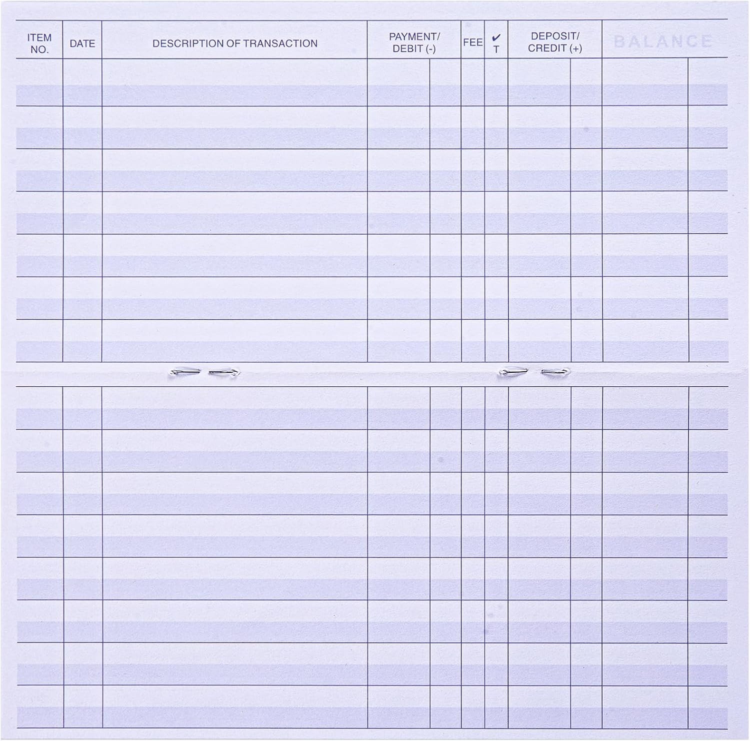 24 PCS Check Registers for Personal Checkbook, Easy to Read Checkbook Registe