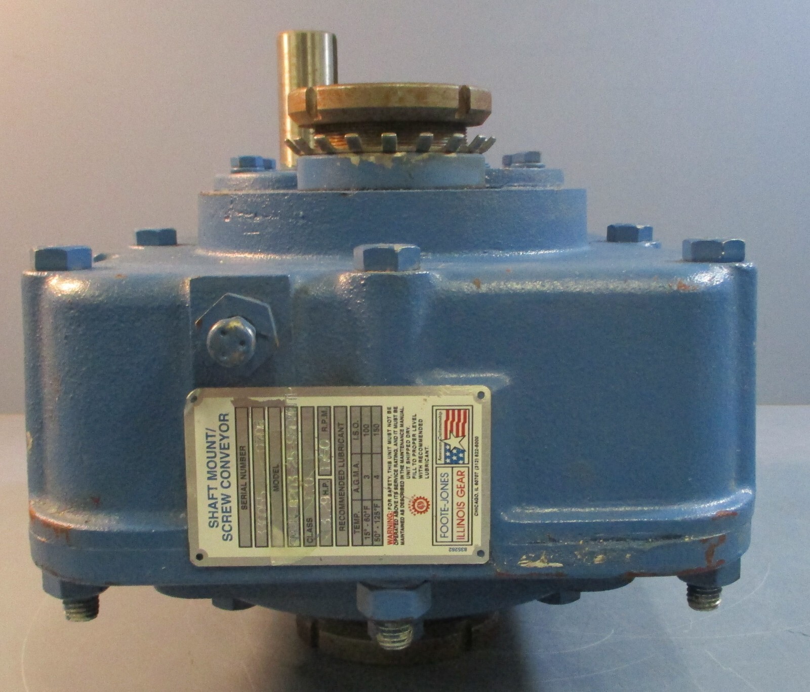 Foote-Jones SMH-8203-25-SHFMNTR Gear Reducer 13.29HP 1750RPM 1-1/4″ Shaft Dia