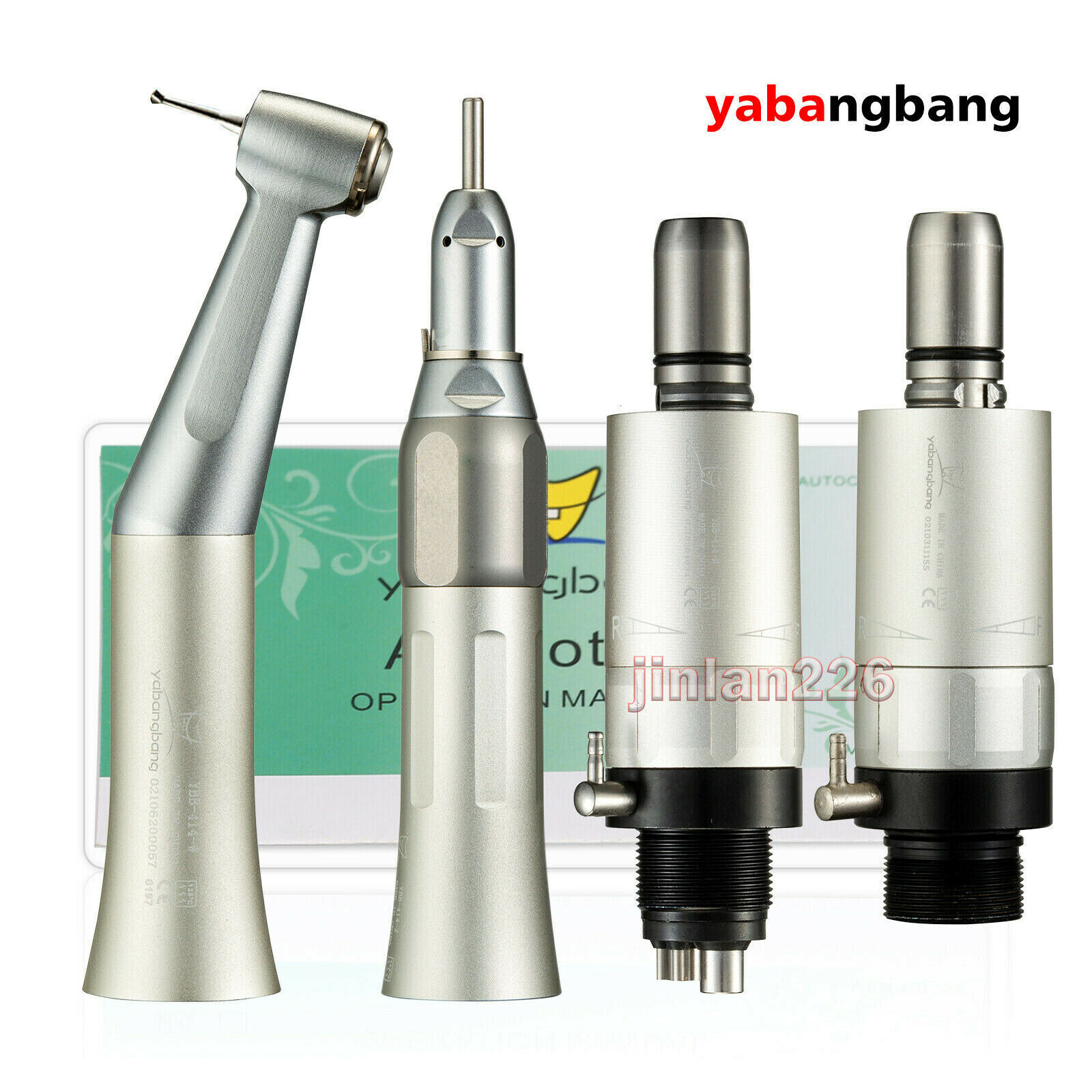 Estilo NSK Dental Baja Velocidad pieza de mano Contra Angulo Motor de aire Kit