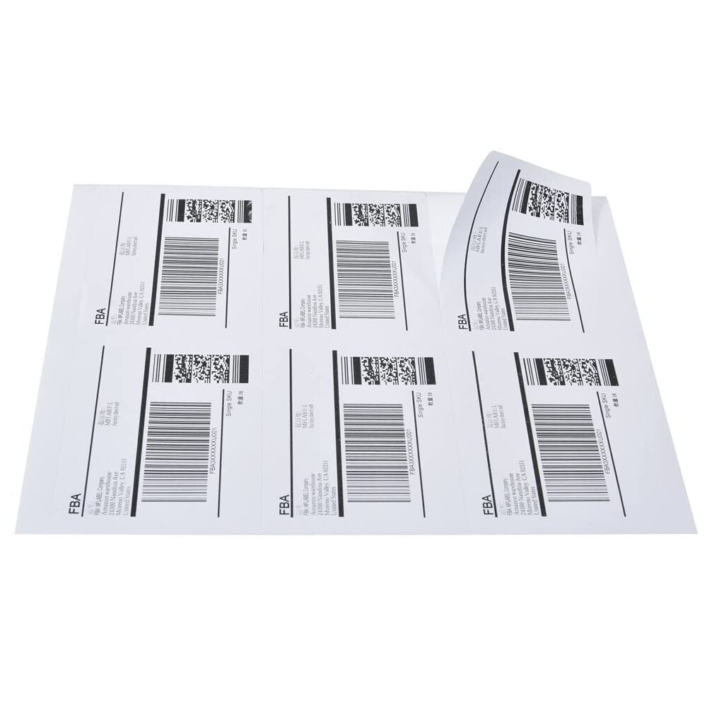 150-12000 4″x3.33″ Address Shipping Labels 6 Up Per Sheet Self Adhesive Stickers