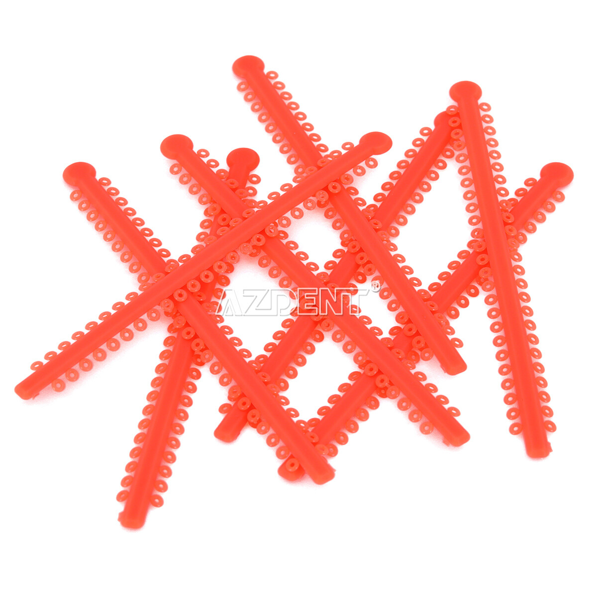 AZDENT Dental Orthodontic Ligature Ties Elastic Rubber Bands 1000Pcs 23 Colors