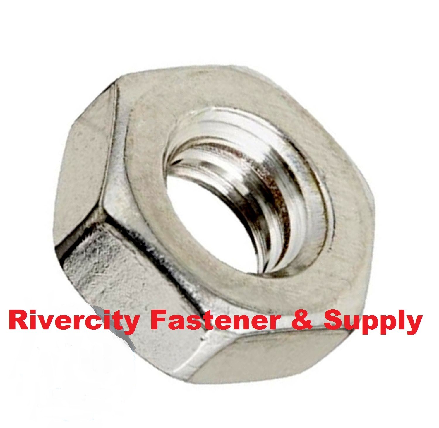 (100) M2-0.4 Metric Coarse Thread Hex Nut Stainless Steel Din 934 2mm