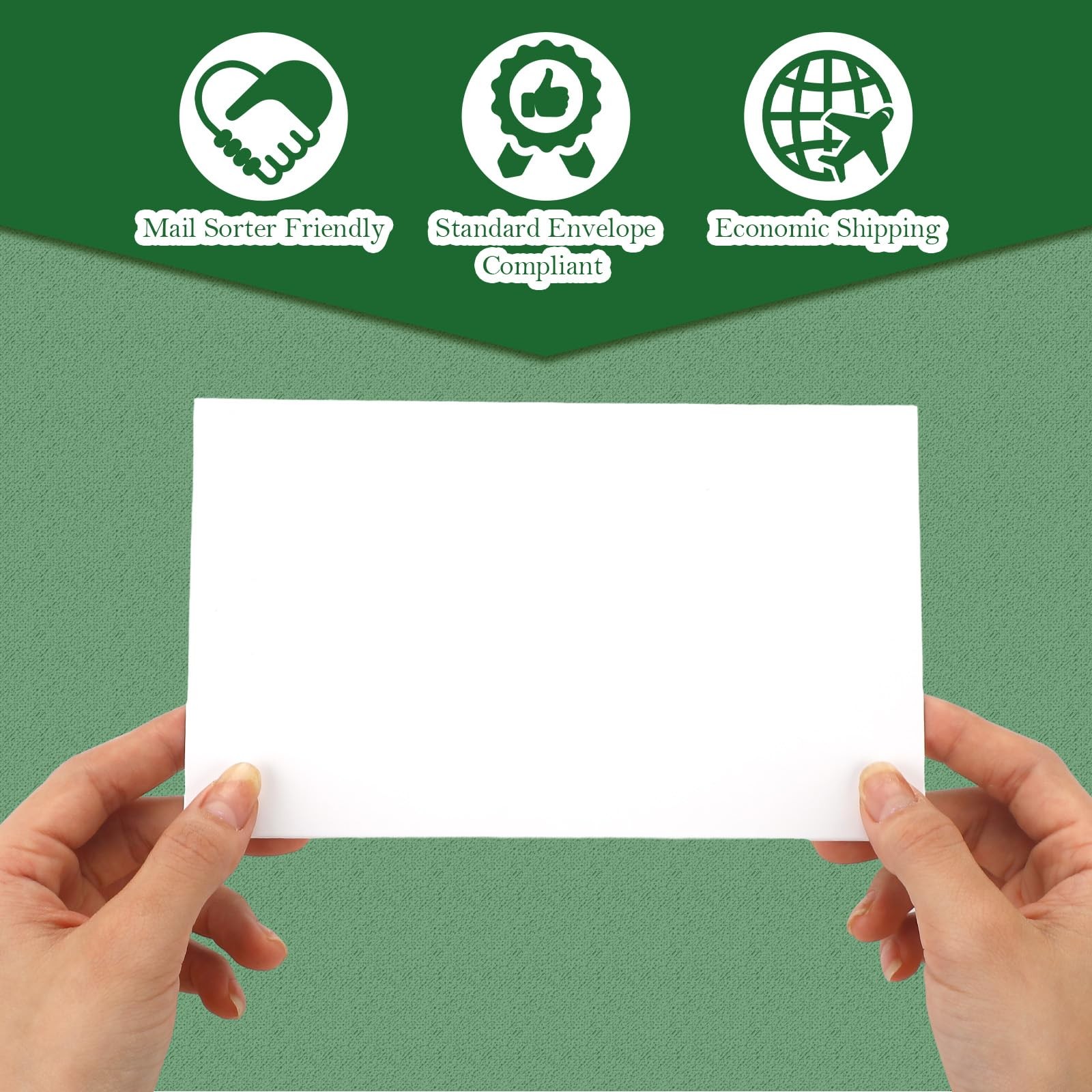 100 Pack 7″x4.35″ Trading Card Shipping Envelopes, Self-Adhesive for Sports Card