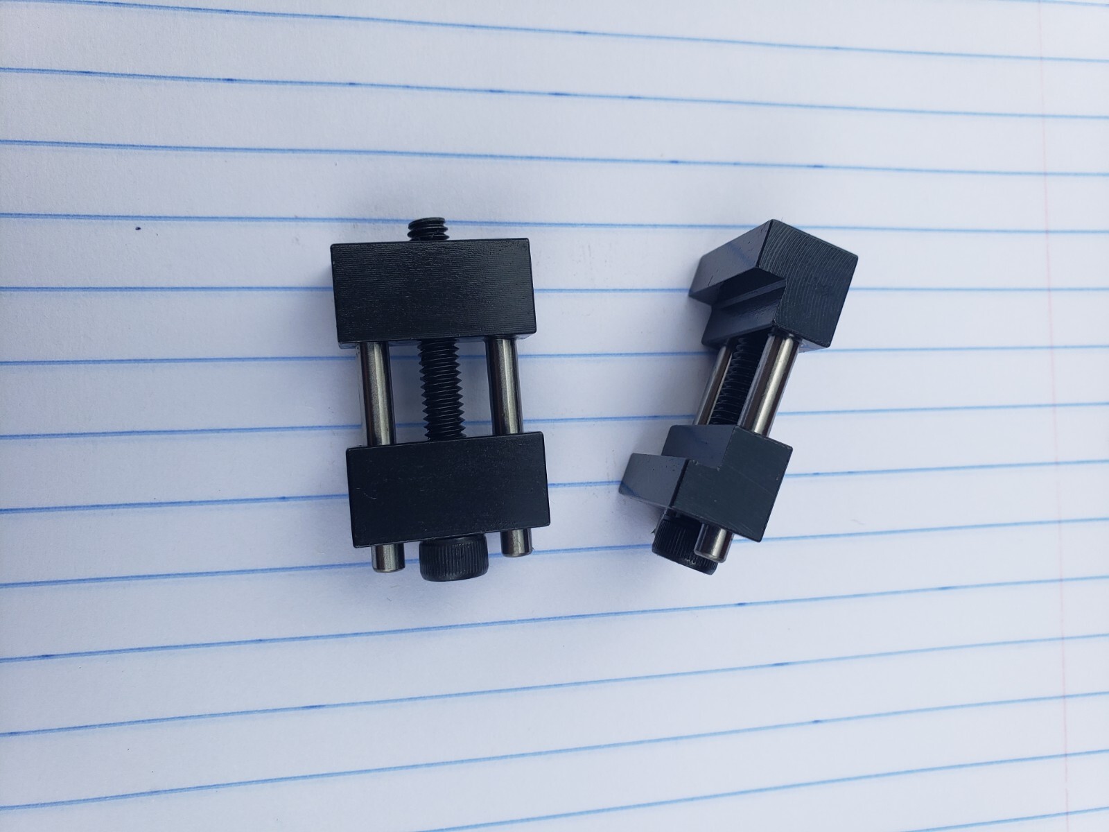 Set of 2 Vise jaw work stop locator for milling vises. Made in USA 3/8″ To 1″