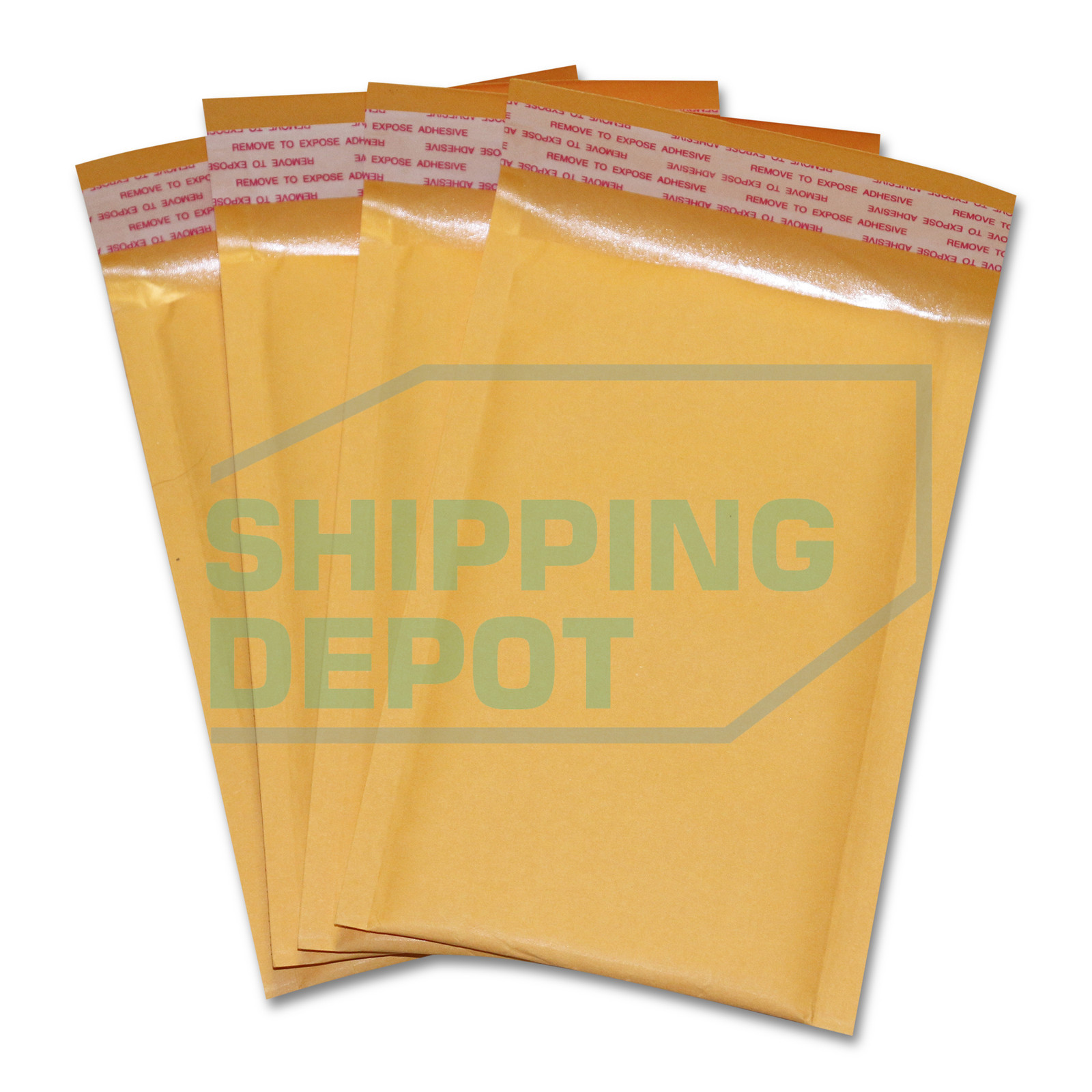 50 #000 4×8 Kraft Bubble Mailers Self Seal Padded Envelopes 4″x8″ Secure Seal