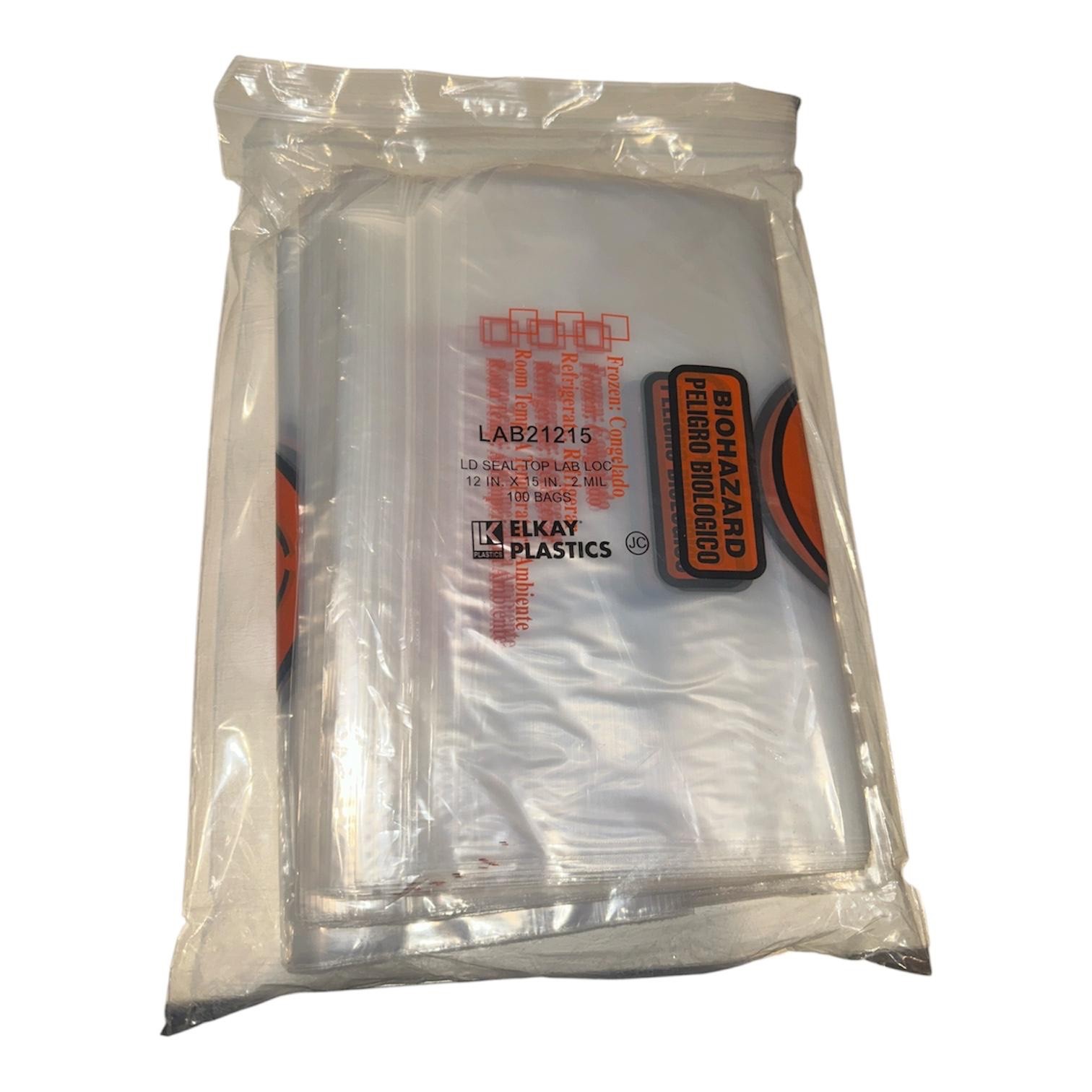 LK Packaging Lab-Loc®Specimen Bags – 12″ x 15″, Clear (LAB21215) 1000 pcs