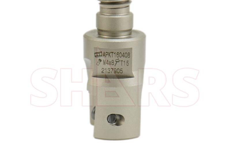 SHARS CAT40 1″ Modular 5″ L 90° Square Shoulder Indexable End Mill Head APKT ^[