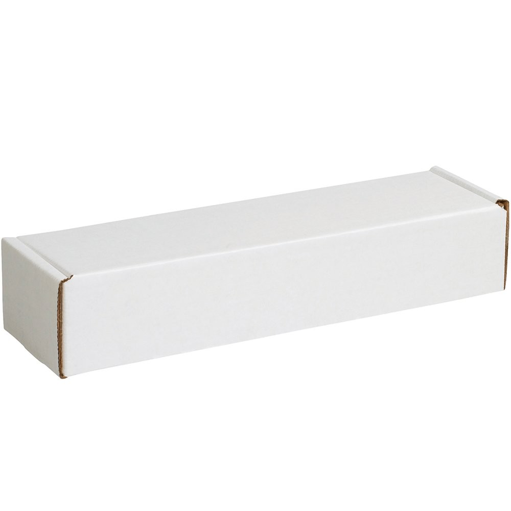 Aviditi White Corrugated Cardboard Mailing Boxes, 24 x 2 x 2, Pack of 50, Crush-