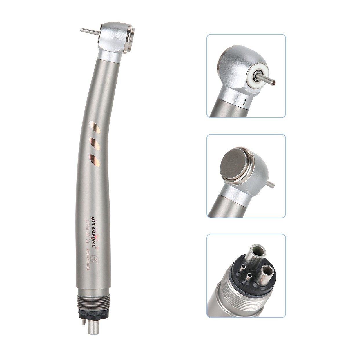 AZDENT 45 Degree/Dental LED E-generator Shadowless Handpiece Turbine 4Hole/2Hole