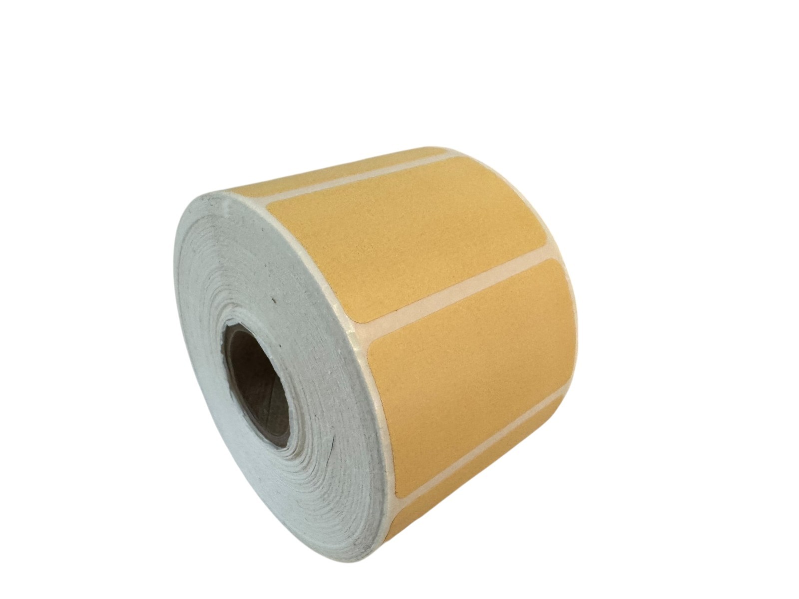 Direct Thermal Zebra Labels- 2.25×1.25 Tan Color 1000 labels per roll, 1-10 Rlls