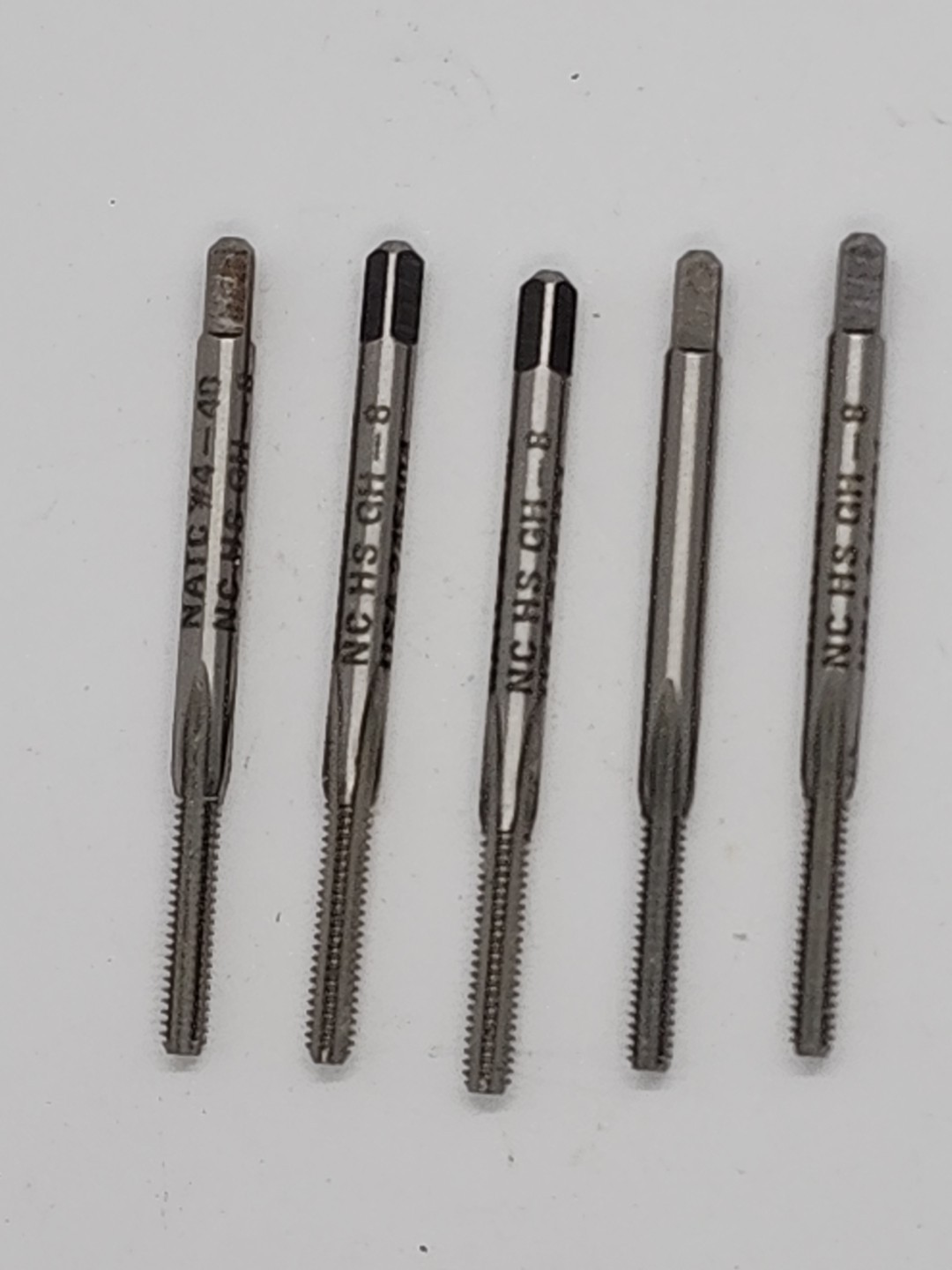 Lot of 5 – NATC #4-40 NC HS GH-8 USA 245404 Thread Cutting Tap [GB 4]