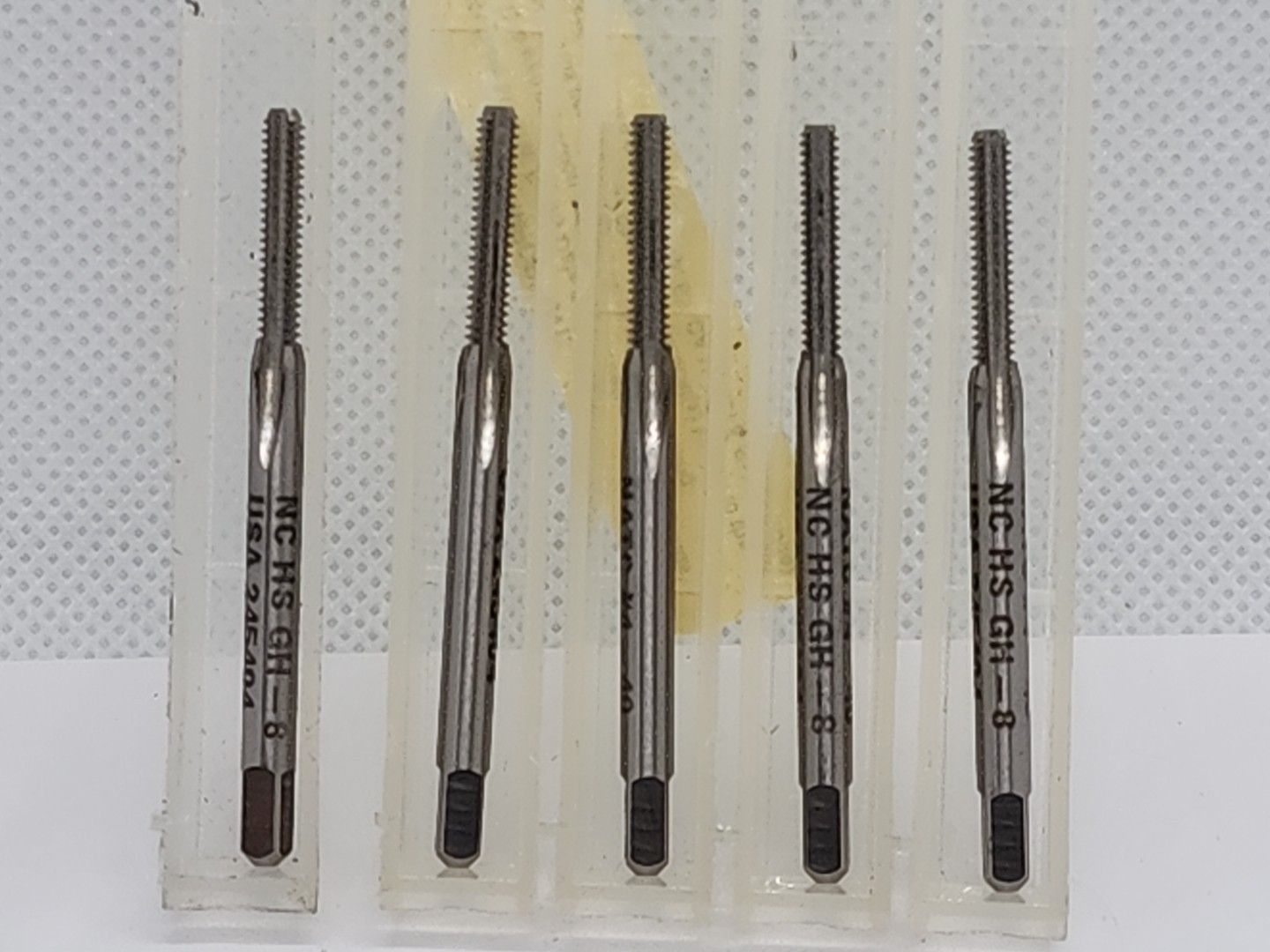 Lot of 5 – NATC #4-40 NC HS GH-8 USA 245404 Thread Cutting Tap [GB 4]