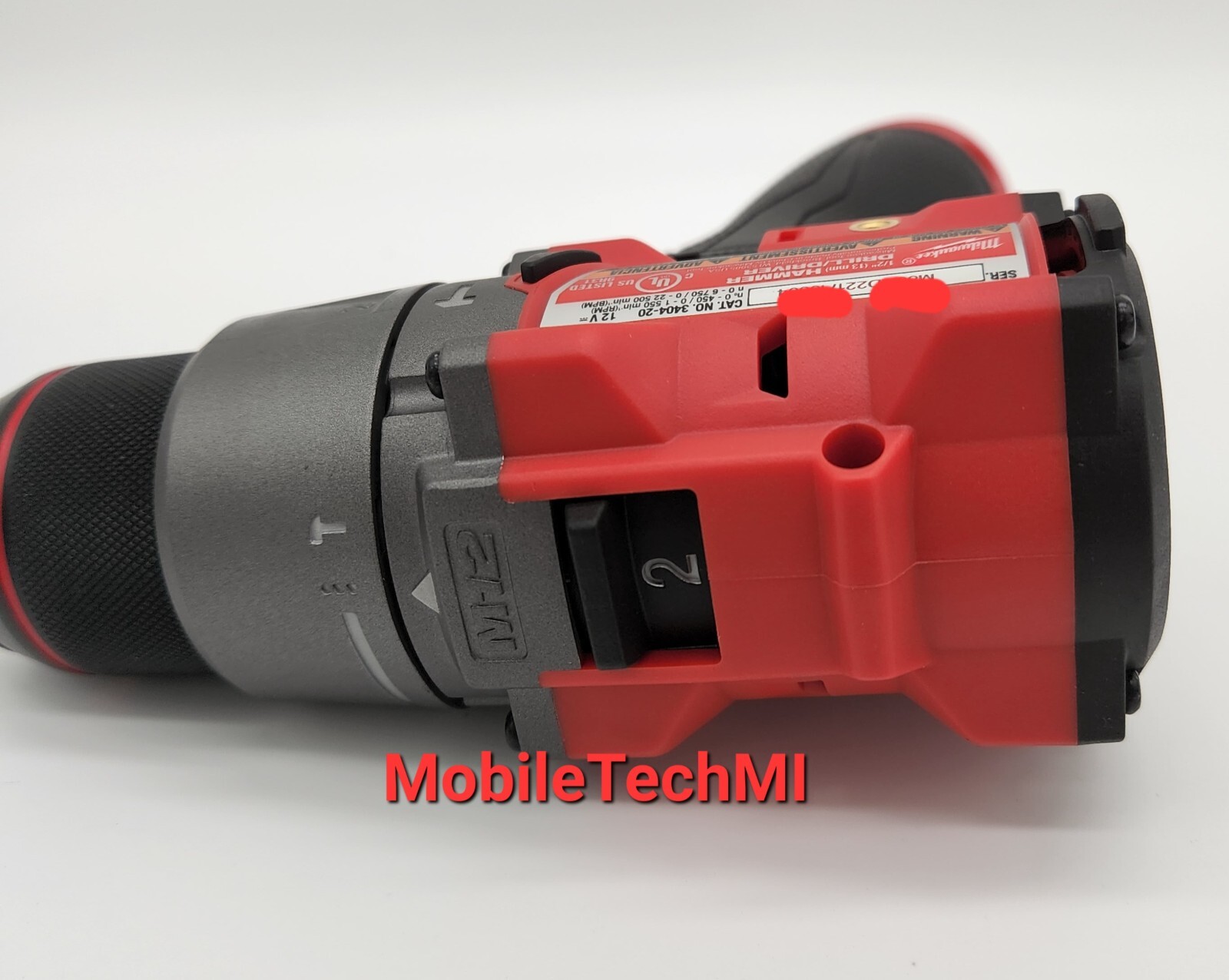 Milwaukee M12 FUEL 1/2″ Hammer Drill Driver GEN 3 3404-20 + FUEL 13″ Bag