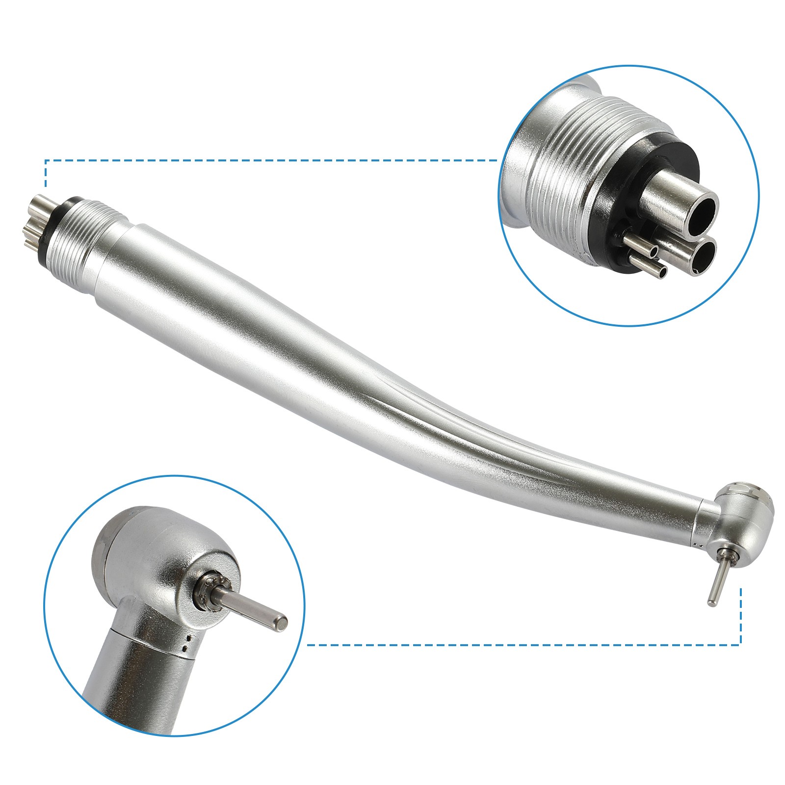 Dental High Speed Handpiece Small Mini Head Turbine 4 Hole Fit NSK