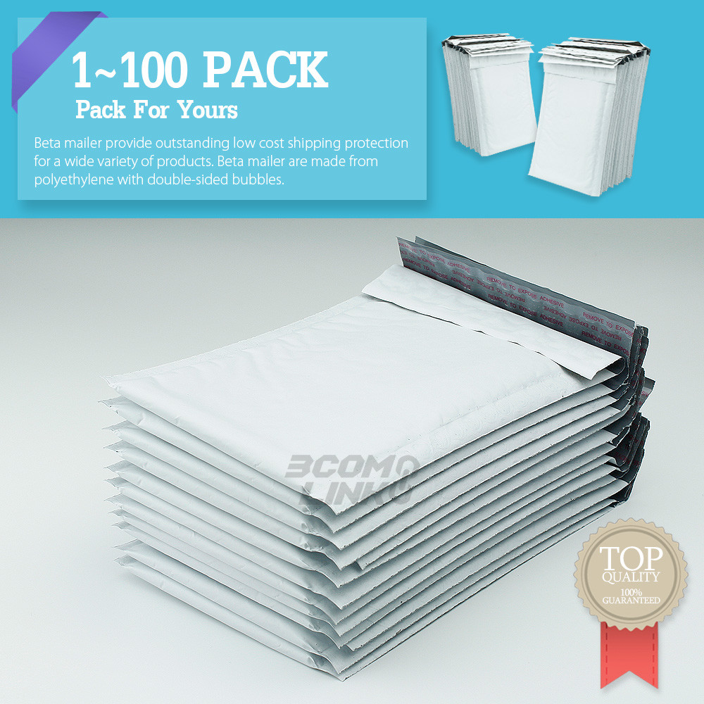 #5 10.5×16 (10.5×15) Poly Bubble Mailer Padded Envelope Shipping Bag 25,50,100