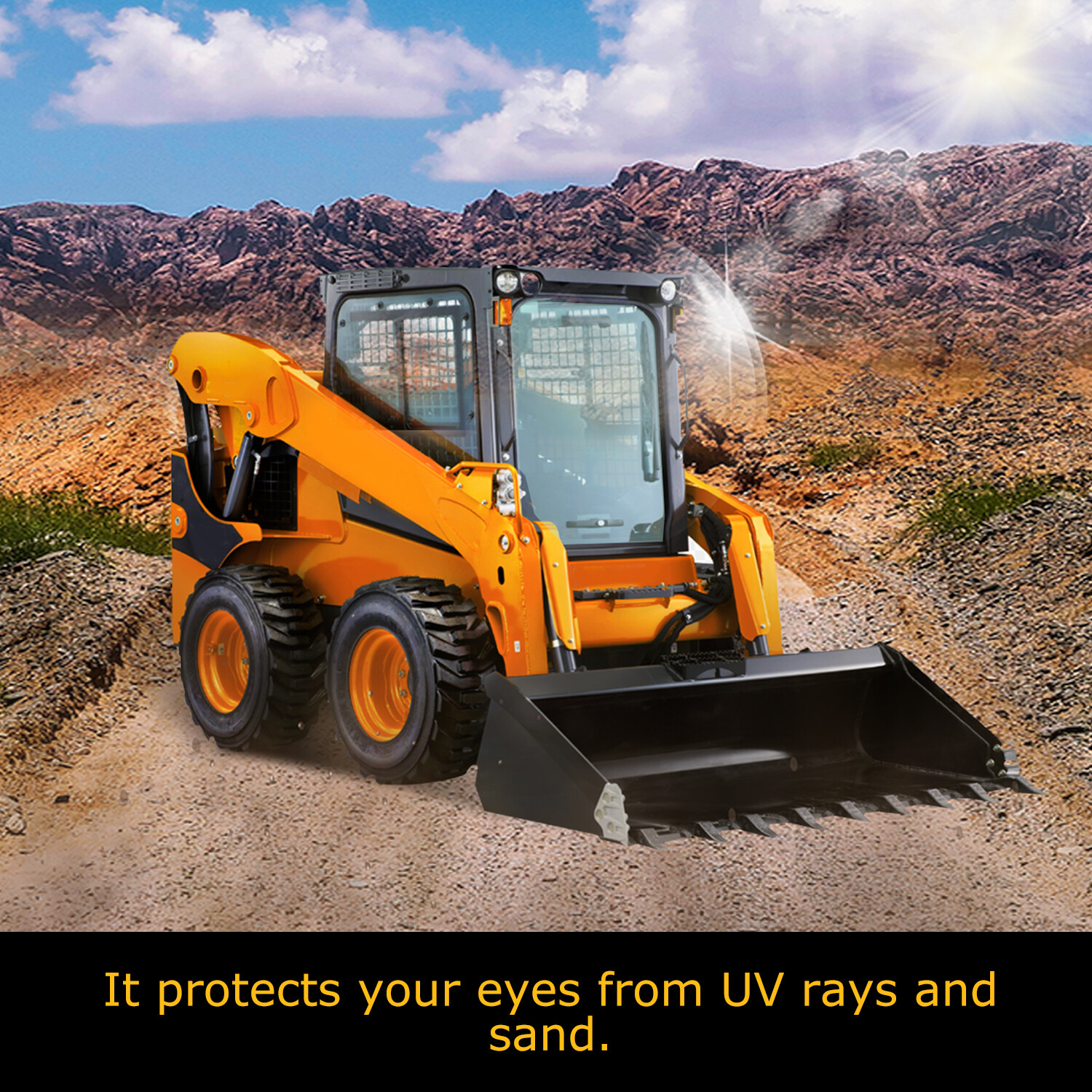 Clear For Kubota Skid Steer SSV-65 SSV-75 Models Door Glass #V1311-34522