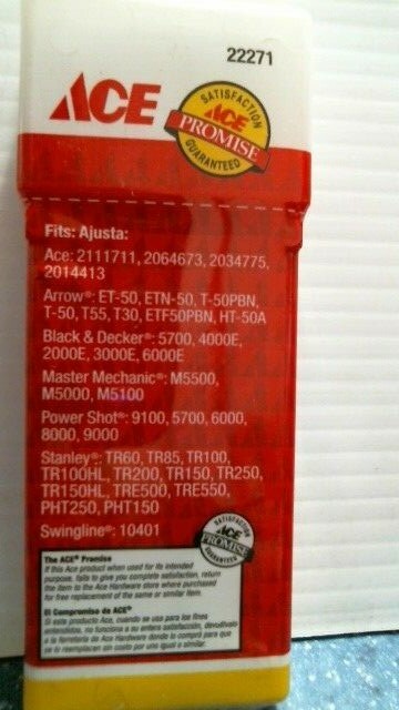 ACE 1/4″ Heavy Duty Staples 1000 pieces (22271) FS