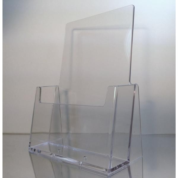 Clear Acrylic 6″ x 9″ Countertop Bi-Fold Brochure Holder