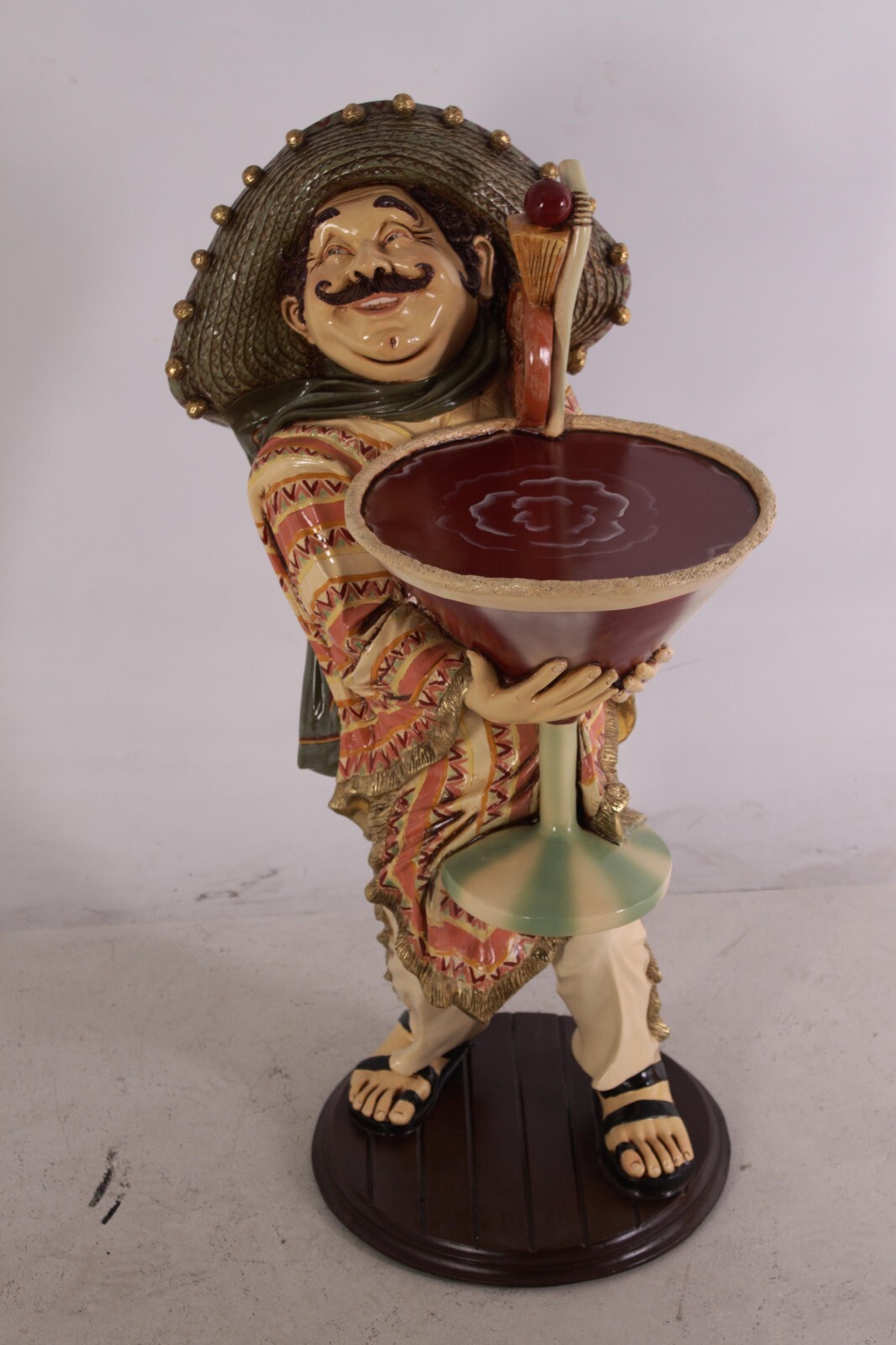 Fiesta Margarita Butler 3ft Home Bar Commercial Restaurant Statue Display Prop