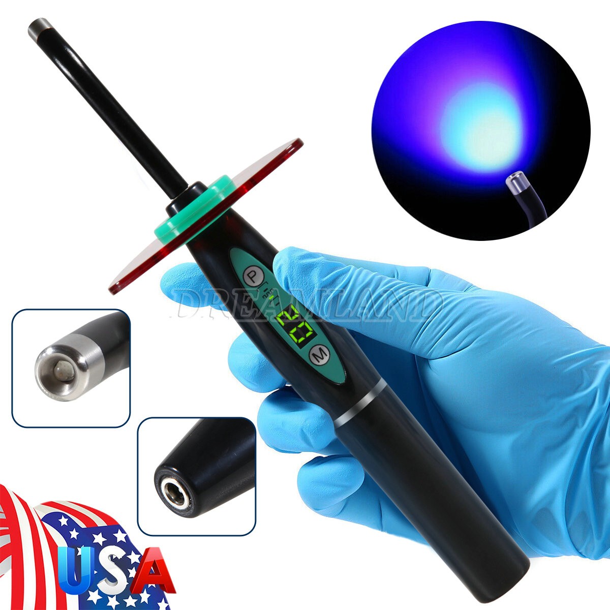 Dental Lab Marathon Electric Micromotor Polishing + 35K rpm Motor Handpiece Kit