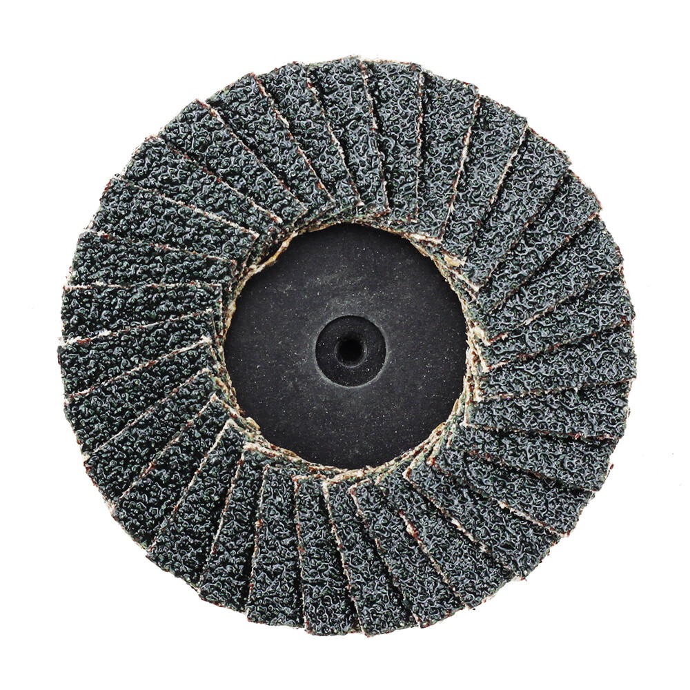 10 Pack – 2″ Mini Flap Discs 60 Grit Quick Change Sanding Roloc Style Type R